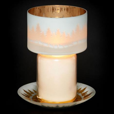 Yankee Candle Winterscape Large Shade & Tray Set Extra Image 2 Preview